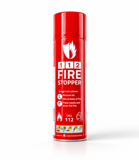 112 Slökkvitæki frá 4 Fire fyrir heimili og bíl